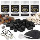 Kit de Recarga Rock Tumbler National Geographic - 1,36 kg de Pedras