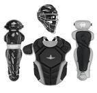 Kit de Receptor de Beisebol All-Star Top Star para 9 a 12 anos, Preto