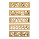 KIT DE REGUAS PARA CORDENACAO MOTORA - em MDF