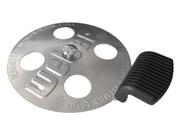 Kit de regulador de ar para churrasqueira Weber Bar-B-Kettle 11,5 cm com respiro na tampa