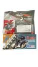Kit de relacao completo honda cb650f/cbr650 sp/cz chain