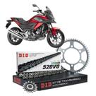 Kit de relação did premium com retentor honda nc700x - 43/16t (520v0-114zb) 2012-2016
