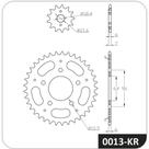 Kit de relação Honda Cbx 250 Twister 2001 a 2008 COBREQ