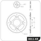 Kit de relação Honda Cg 125 Fan 2005 a 2008 COBREQ 0011-KR