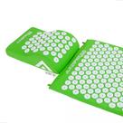 Kit de Relaxamento Acupress Brasil: Tapete e Travesseiro - Verde