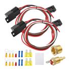 Kit de relé de ventilador de resfriamento elétrico Hoypeyfiy Dual 185F