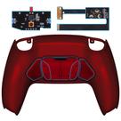 Kit de remapeamento ExtremeRate Scarlet Red RISE4 para controlador PS5