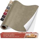 Kit de remendos de reparo de couro Yikda Retro Khaki 80cm x 40cm