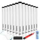 Kit de Reparação de Pegas de Golfe CHAMPKEY X-WEAVE, 13 Unidades, Tamanho Médio, Branco Kit de Reparação de Pegas de Golfe CHAMPKEY X-WEAVE, 13 Unidades, Tamanho Médio, Branco