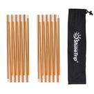 Kit de Reparación de Varillas para Tienda Azarxis de Aluminio 442 cm - Paquete de 2