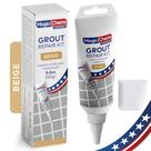 Kit de reparo de argamassa Magic Chems Tile Grout Beige 250g para banheiro Kit de reparo de argamassa Magic Chems Tile Grout Beige 250g para banheiro