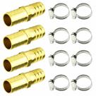 Kit de reparo de conectores de mangueira de jardim, pacote com 4 unidades humyeam