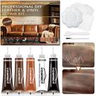 Kit de reparo de couro Vigorder Brown para móveis, carros e bolsas