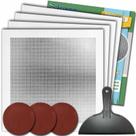 Kit de reparo de drywall Seloom 30 x 30 cm, autoadesivo pesado