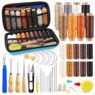 Kit de reparo de estofados Morfen Leather Sewing 71 unidades com fio