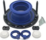 Kit de reparo de flange de vaso sanitário One-N-Done Universal Wax Free Seal