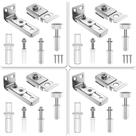 Kit de reparo de hardware de porta dupla BUDONI para 7/8 a 1m