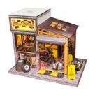 Kit de reparo de motocicletas em miniatura Garage Dollhouse DIY