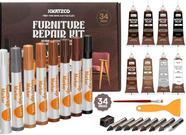 Kit de reparo de móveis Katzco Wood Markers, conjunto de 34