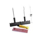 Kit de reparo de pneu sem câmara modelo macarrão para moto e carro