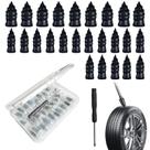 Kit de Reparo de Pneus com 40 Peças e Chave de Fenda em Caixa