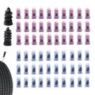 Kit de reparo de pneus Qurbuns com 60 peças de tampões de borracha espirais
