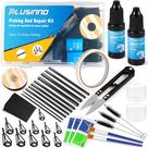 Kit de reparo de vara e vara de pesca PLUSINNO com fibra de carbono