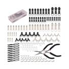 Kit De Reparo Universal Para Zíperes Com 85 Peças: Conjunto De Substituição Fácil Para Cursores E