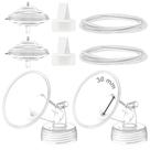 Kit de repuestos para extractor de leche Maymom con flange de 30 mm, válvula y tubo Kit de repuestos para extractor de leche Maymom con flange de 30 mm, válvula y tubo