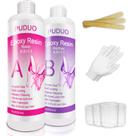 Kit de resina epóxi Crystal Clear Puduo 480 ml (16 onças) com acessórios