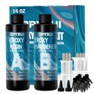 Kit de resina epóxi DPYRUI Crystal Clear 480 mL (240 mLx2) 1:1