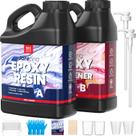 Kit de resina epóxi Jarezina Crystal Clear 1,9 L Art Casting DIY