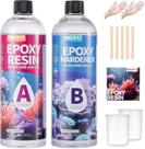 Kit de resina epóxi Pente 960 ml com proteção UV autonivelante de 5 anos