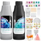 Kit de Resina Epóxica Resiners 946 ml Transparente y Sin Burbujas para Moldes