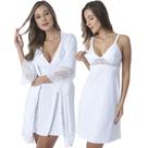 Kit de Robe Medusa e Camisola de amamentação 2 peças Kit de Robe Medusa e Camisola de amamentação 2 peças