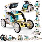 Kit de robô solar STEM Lucky Doug 12 em 1 para crianças de 8 a 13 anos