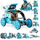 Kit de robô solar STEM Lucky Doug 12 em 1 para crianças de 8 a 13 anos