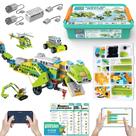 Kit de robôs de codificação Makerzoid Robot Master 200+ em 1 APP de 6 anos ou mais