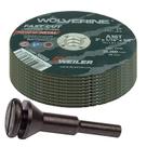 Kit de roda de corte e mandril Die Grinder Weiler 56089