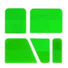 Kit de rodo CNGZSY PPF 5 em 1, antiarranhões, TPU macio, verde Kit de rodo CNGZSY PPF 5 em 1, antiarranhões, TPU macio, verde