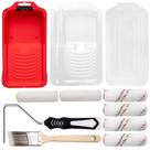Kit de Rolo de Pintura Mister Rui 4" 12 Peças em Microfibra