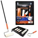 Kit de rolos de pintura KingOrigin, rolos de 12 peças de 23 cm e 10 cm