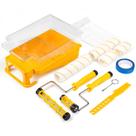 Kit de rolos de pintura VOOMEY 12 peças com bandeja de pintura para pés e forro