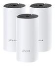 Kit De Roteadores Sistema Wi-fi Mesh Ac1200 Deco M4 (3-pack) Cor Branco/preto Tp-link Bivolt