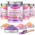 Kit de sais de banho XIWEIOO Himalayan Pink Salt Lavanda Laranja
