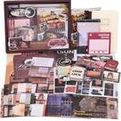 Kit de scrapbooking, caderno emoolife A6, 24 peças vintage