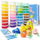 Kit de secagem ao ar livre Sculpting Clay Drawdart de 36 cores com ferramentas Kit de secagem ao ar livre Sculpting Clay Drawdart de 36 cores com ferramentas