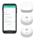 Kit de segurança doméstica inteligente YoLink SpeakerHub com 2 sensores de movimento