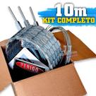 Kit de Serpentina para muro cerca 30cm - 10m kit completo