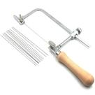 Kit De Serra De Joalheiro Ajustável Com 12 Lâminas Para Corte De Precisão Em Metal E Cera